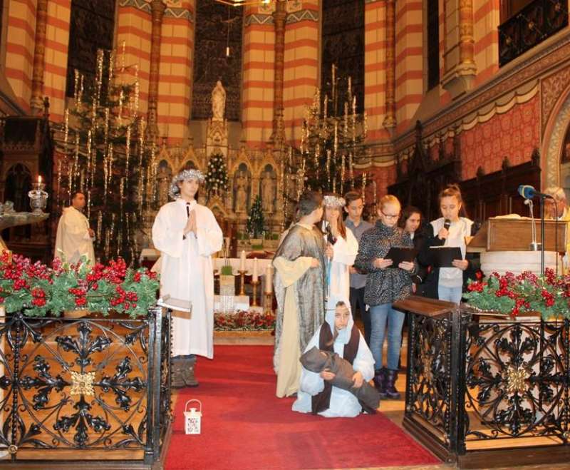 Dječja Misa Polnočka u svetoj noći u Sarajevskoj katedrali