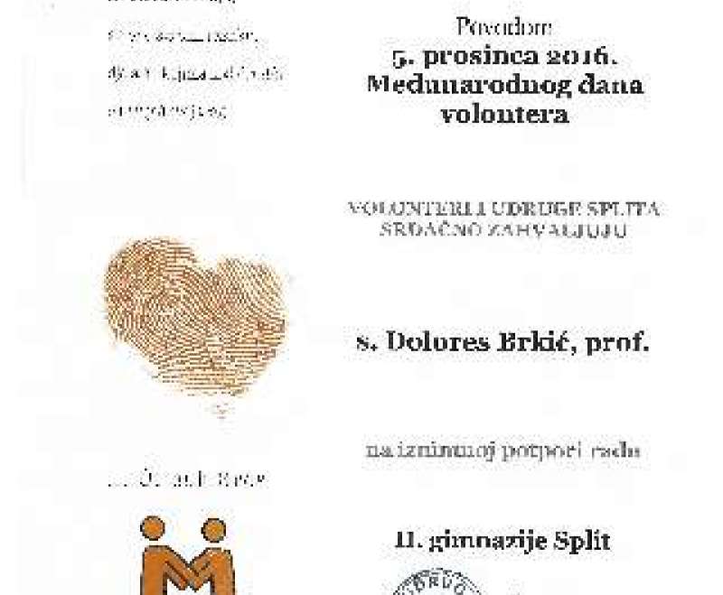 Međunarodni Dan volontera i njihovih koordinatora