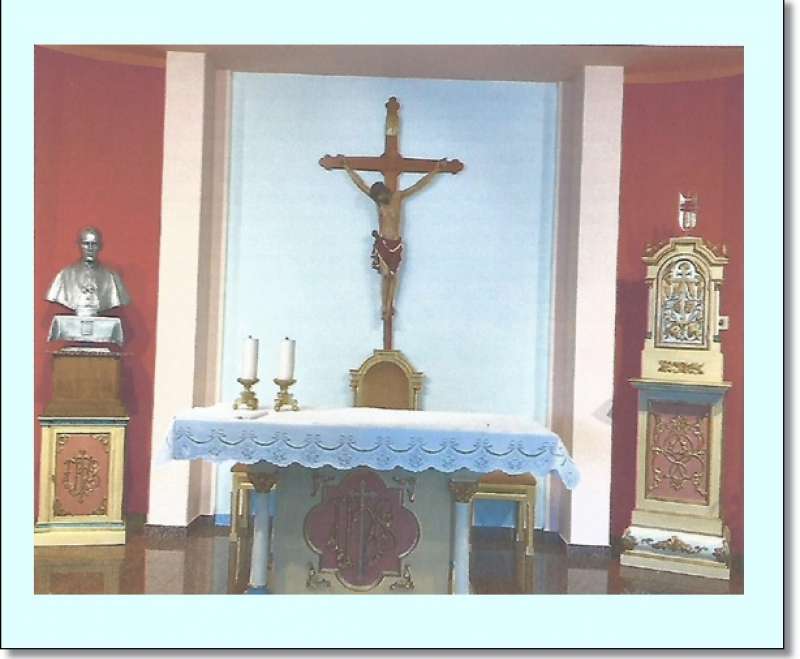 Relikvijar bl Alojzija Stepinca u samostanu “Srca Isusova i Marijina” u Košutama