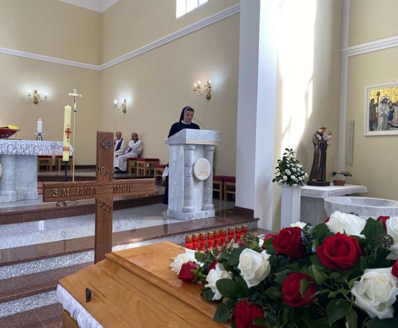Sahranjena s. M. Janja (Mara) Mićić, Služavka Maloga Isusa