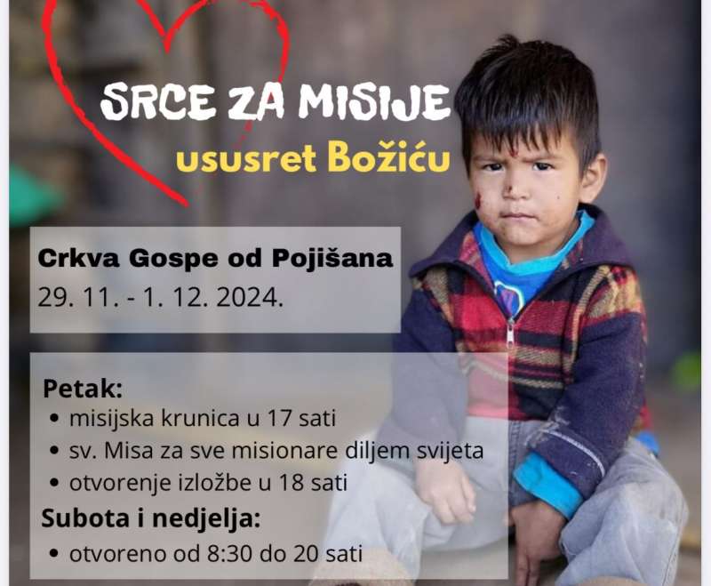 Poziv na Misijsku izložbu “Imaj srce za Misije „