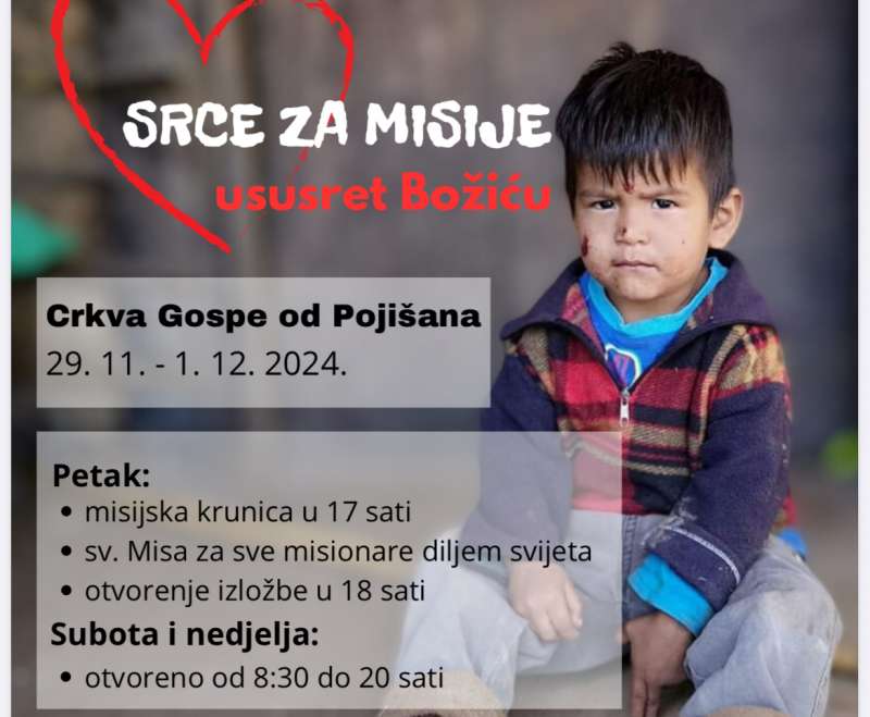 Poziv na Misijsku izložbu “Imaj srce za Misije „