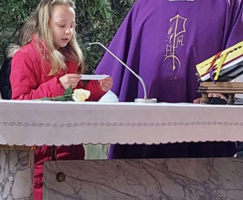 Predstavljanje prvopričesnika u župi Imena Marijina u Gromiljaku