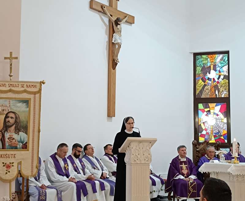 Oproštaj od s. M. Milivoje, Nedjeljke Čalo