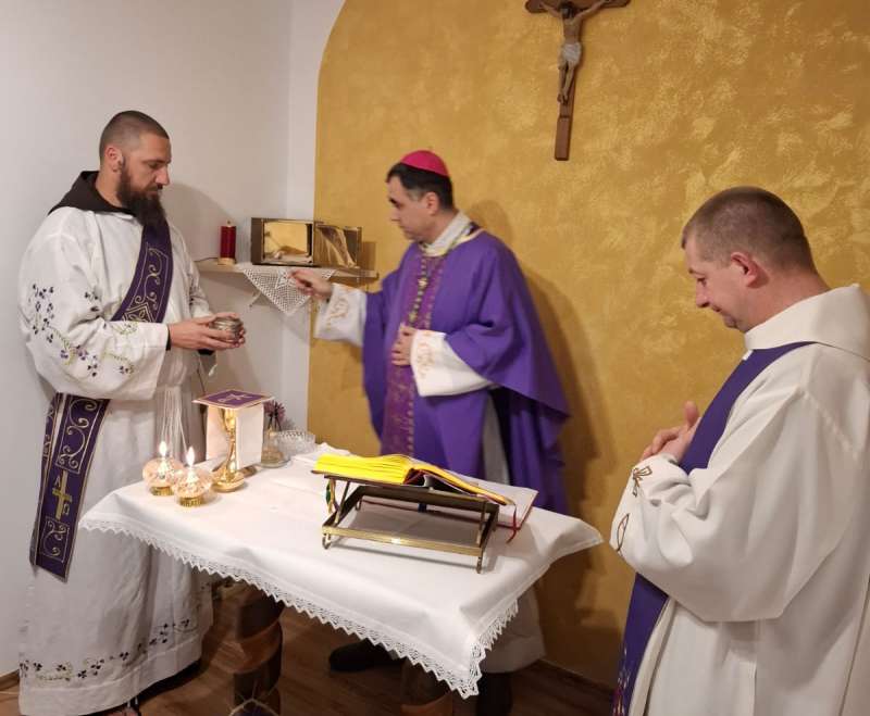 Blagoslov nove kapelice u samostanu “Sv. Obitelji” u Dubrovniku