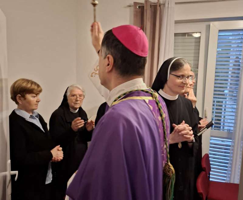 Blagoslov nove kapelice u samostanu “Sv. Obitelji” u Dubrovniku