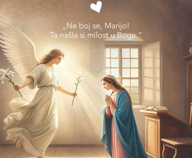 Blagovijest, zaštitnica Društva Prijatelja Malog Isusa