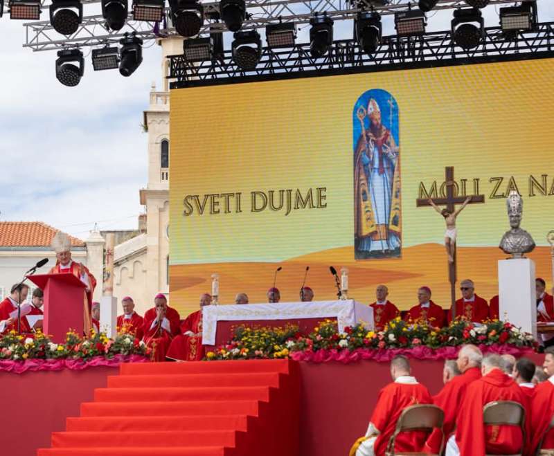 Prijatelji Maloga Isusa na proslavi svetog Dujma