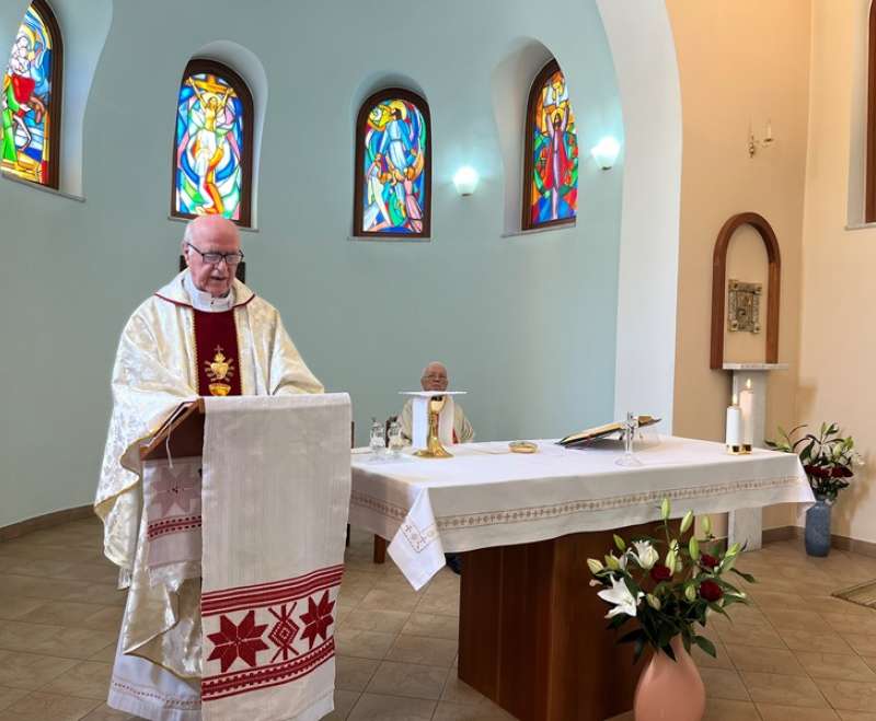 Samostan Egipat: slavlje sv. Ane i dijamantnog jubileja misništva vlč. Marka Perića
