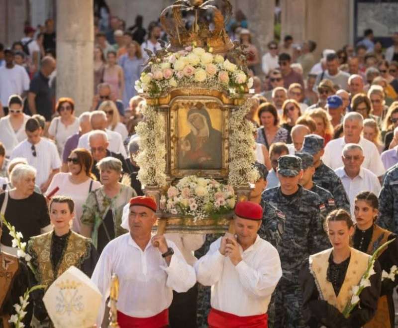 Proslava  Gospe od Pojišana i zaštitnice grada Splita
