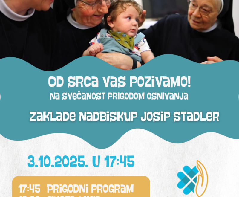Svečanost prigodom osnivanja Zaklade Nadbiskup Josip Stadler
