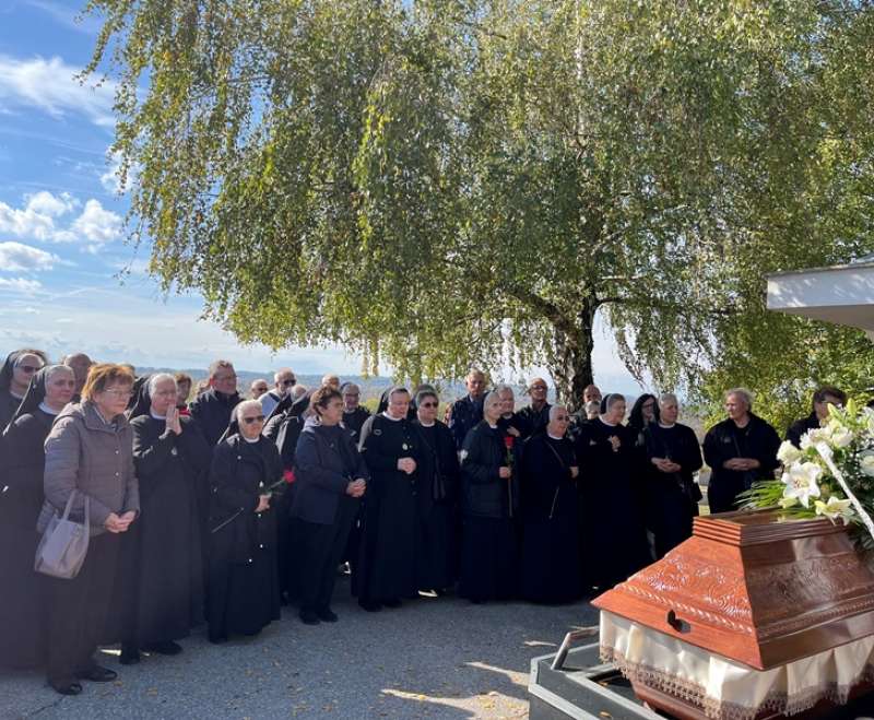 Pokopana Anuša Lučić, majka s. M. Admirate Lučić