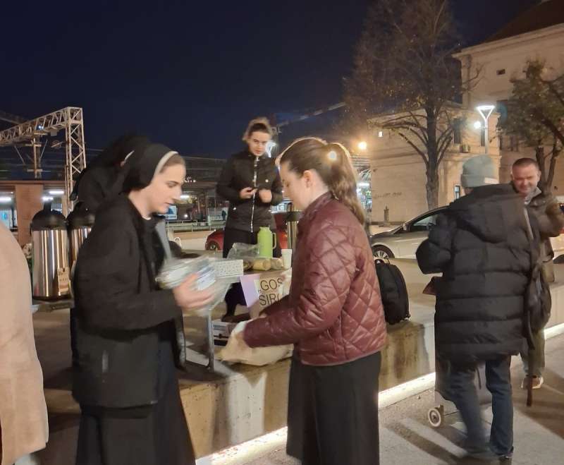 Dan siromaha na zagrebačkom Glavnom kolodvoru