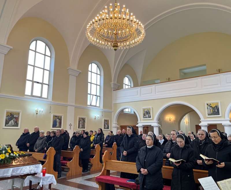 Sahranjena s. M. Vilibalda (Mara) Kvesić, Služavka Maloga Isusa