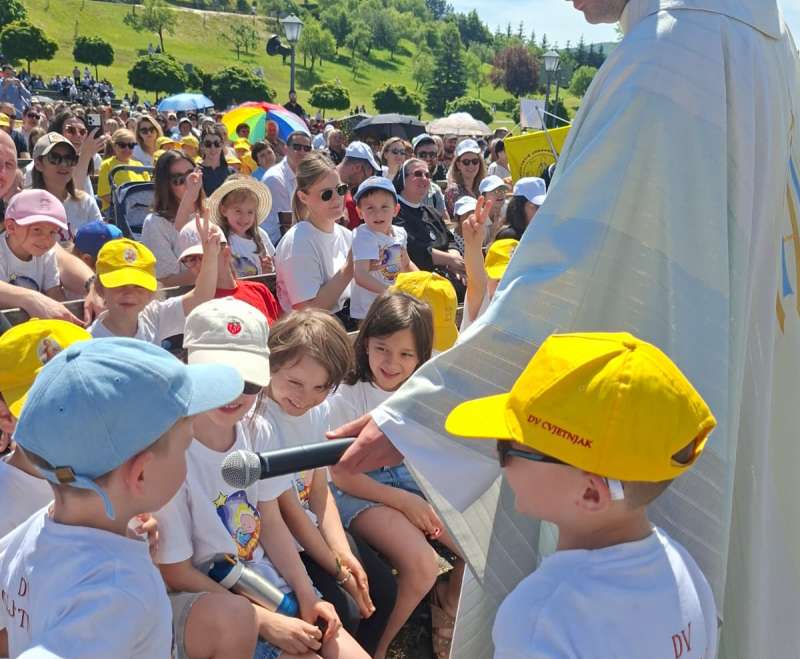 Hodočašće katoličkih vrtića u Mariju Bistricu