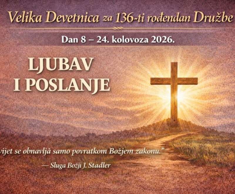 Velika devetnica za 136. rođendan Družbe Dan 8 – 24. kolovoza 2026.